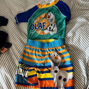 2T boys Olaf swim suit
